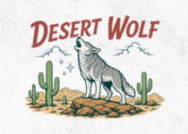 Desert Wolf logo