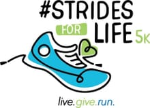 Strides for Life 5K logo