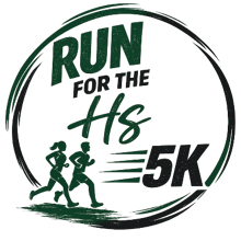 Run for the HS 5K logo