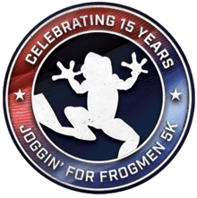Joggin' for Frogmen - Raleigh, North Carolina logo