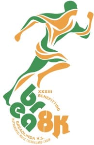 34th Annual Brea 8K Classic presented by Brea Mall  - Race Starts at 7am! Logo
