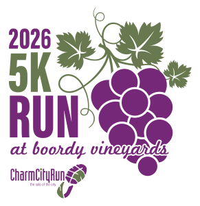 Charm City Run 5K at Boordy Vineyards Logo
