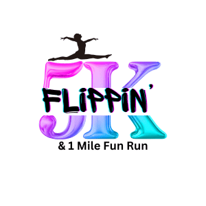 Flippin' 5K and 1 Mile Fun Run   (Colonial Road Runners Grand Prix Event) Logo