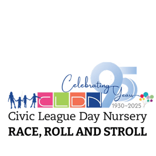 Civic League Day Nursery Race, Roll and Stroll Logo