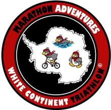 White Continent Triathlon logo