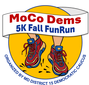 MoCo Dems 5K Fall FunRun Logo