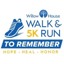 Willow House Walk and 5K Run For Hope logo