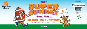 SUPER SUNDAY 5K AND 2K PUP STRUT Logo
