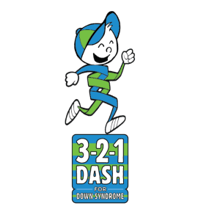 3-2-1 Dash for Down Syndrome 5K & Fun Run logo