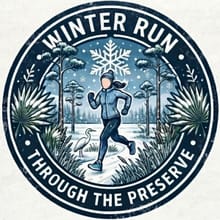 Winter Run Through the Preserve logo