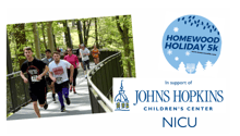 9th Annual Homewood Holiday 5k logo