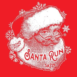 Santa Run & Walk 5K/2K | Hometown Happenings Logo