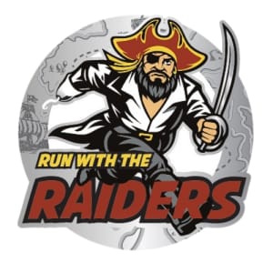 Run with the Raiders 5K Logo