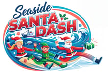 Seaside Santa Dash logo