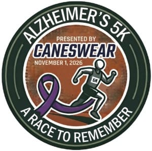 Alzheimer's 5K presented by CanesWear Logo
