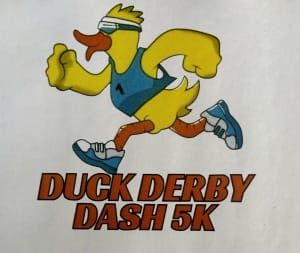 Bryant Rotary Duck Derby Dash 5k Logo