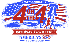 4 on the 4th Road Race Logo