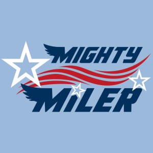 May 25th, The Mighty Miler Logo