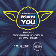 May the Fourth Be With You 4k logo