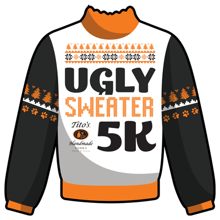 Ugly Sweater 5K, presented by Tito's Handmade Vodka logo