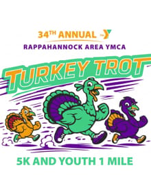 34th Annual YMCA Turkey Trot logo