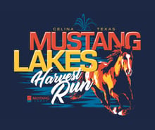 Mustang Lakes Harvest Run logo