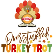 Darien Depot Overstuffed Turkey Trot 5k and 1 Mile Fun Run logo