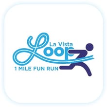 La Vista Loop 1 Mile Fun Run logo