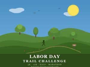 Labor Day Trail Challenge: Return of the Bull (5K · 10K · Half-marathon · Marathon ·1 Hour) Logo