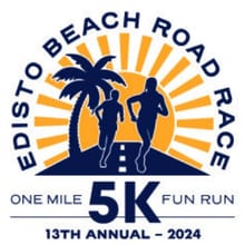 15TH ANNUAL EDISTO BEACH 5K logo