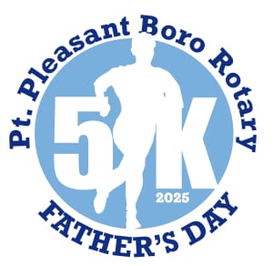 Pt. Pleasant Boro. Rotary Father’s Day 5k Run & 1-mile Fun Run Logo