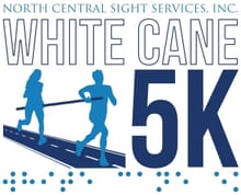 White Cane 5k logo