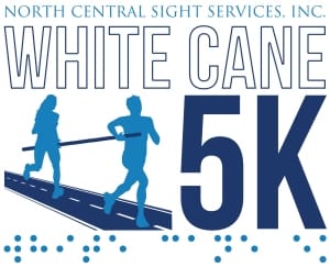 White Cane 5k Logo