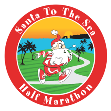 Santa To The Sea 1/2 Marathon, 1/4 Marathon & 5K logo