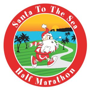 Santa To The Sea 1/2 Marathon, 1/4 Marathon & 5K Logo
