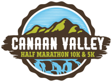Canaan Valley Half Marathon, 10k, and 5k logo