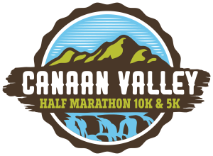 Canaan Valley Half Marathon, 10k, and 5k Logo