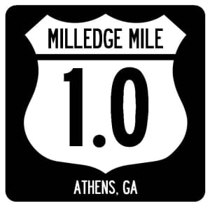 10th Annual Milledge Mile Logo
