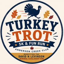 ACC Turkey Trot 5K & Fun Run benefiting the David N. Levinson Memorial Scholarship Fund logo