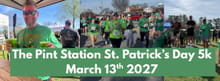 The Pint Station St Patrick’s Day 5k 9th ANNUAL logo