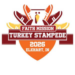 Faith Mission Turkey Stampede presented by Adams Remco, Inc. Logo