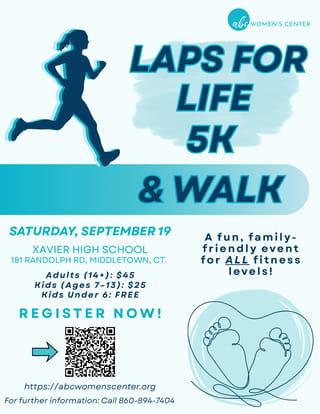 Laps For Life 5k Logo
