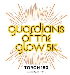 May the Glow Be With You - Torch 180's Glow Run Logo