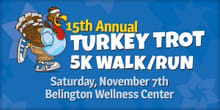 15th Annual Turkey Trot logo