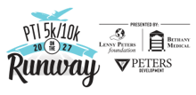 PTI 5k/10k Run on the Runway logo