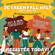 The JC Green Fall Half lMarathon, 10k, 5k -2026 logo