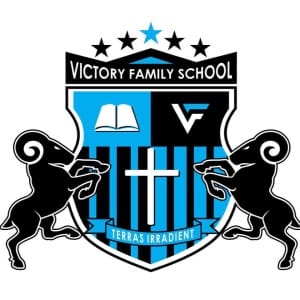 Victory Family School Ram Run Logo