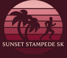 2026 Niceville Sunset Stampede 5k run/walk logo