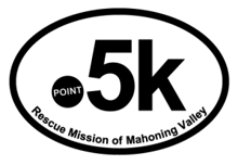 Point 5K (only 1,640 feet) to benefit Rescue Mission of Mahoning Valley logo
