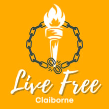 Live Free - Claiborne's Freedom Run logo